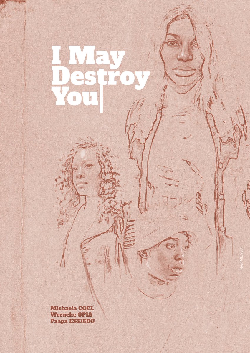 My artwork for the excellent I MAY DESTROY YOU, ft. @MichaelaCoel, #WerucheOpia & @PaapaEssiedu.
🤳
#IMayDestroyYou
@BBCiPlayer @hbomax