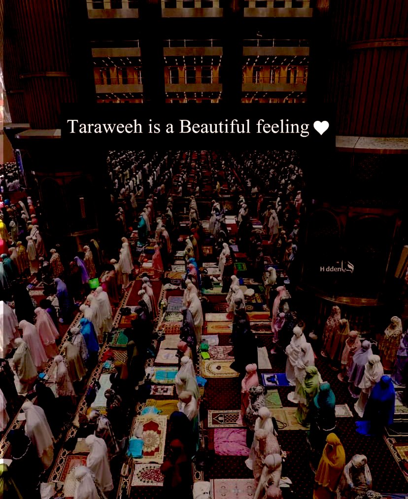 Taraweeh is a beautiful feeling, May Allah bless us for experiencing Ramadhan with our loved ones again. Aamiin 🤲