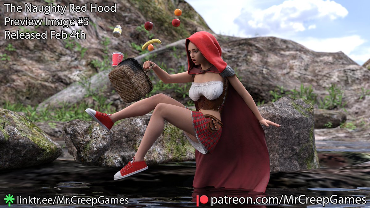 It’s such a shame that she's going to get wet.
The Naughty Red Hood (Preview Image #5)
mrcreep-games.itch.io/the-naughty-re…

#3dmodeling #3dcg #3dart #3dartwork #3Dartist