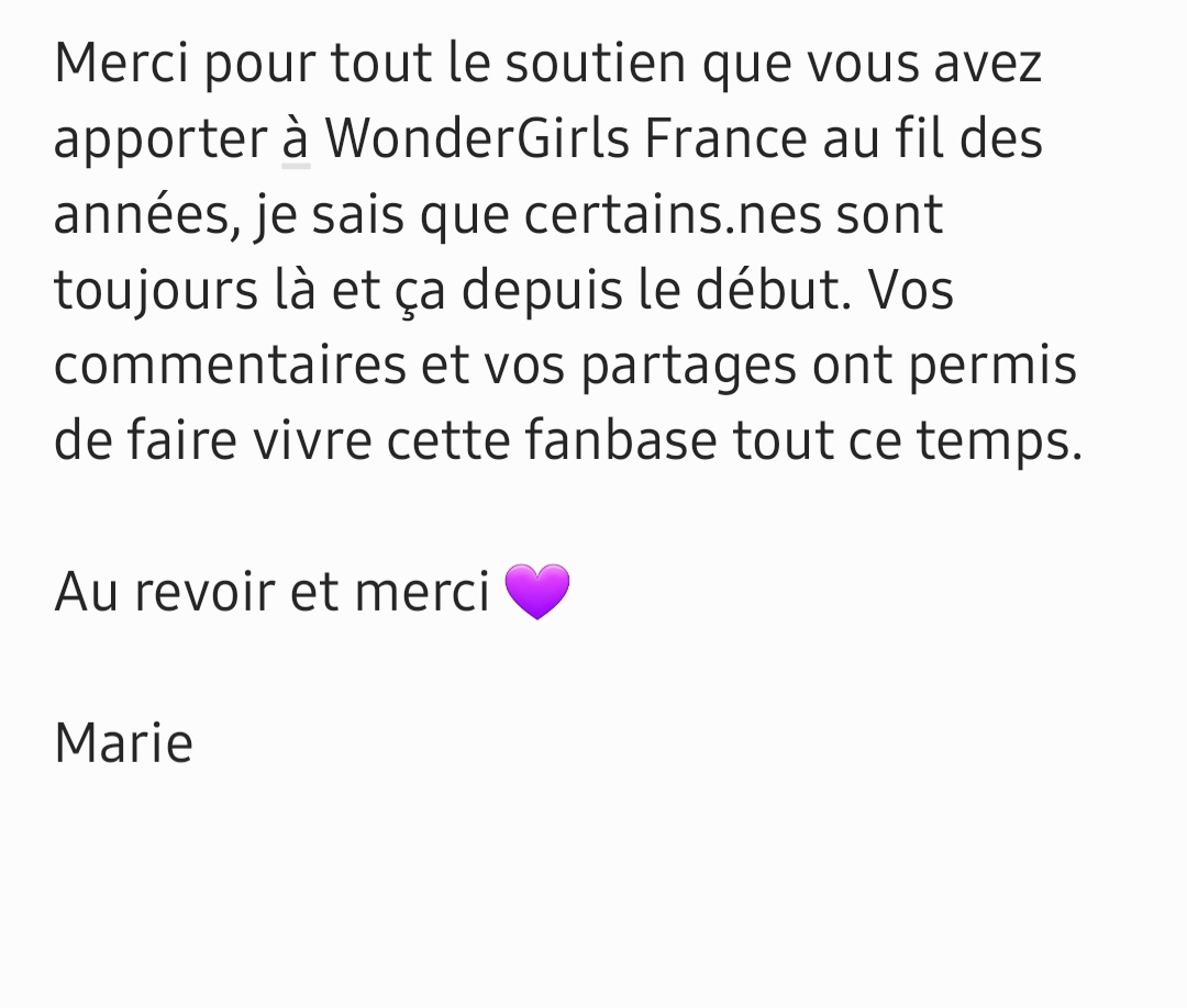 WGFrance's tweet photo. Chers WonderFul 💜 https://t.co/VJ9eoj9qOD