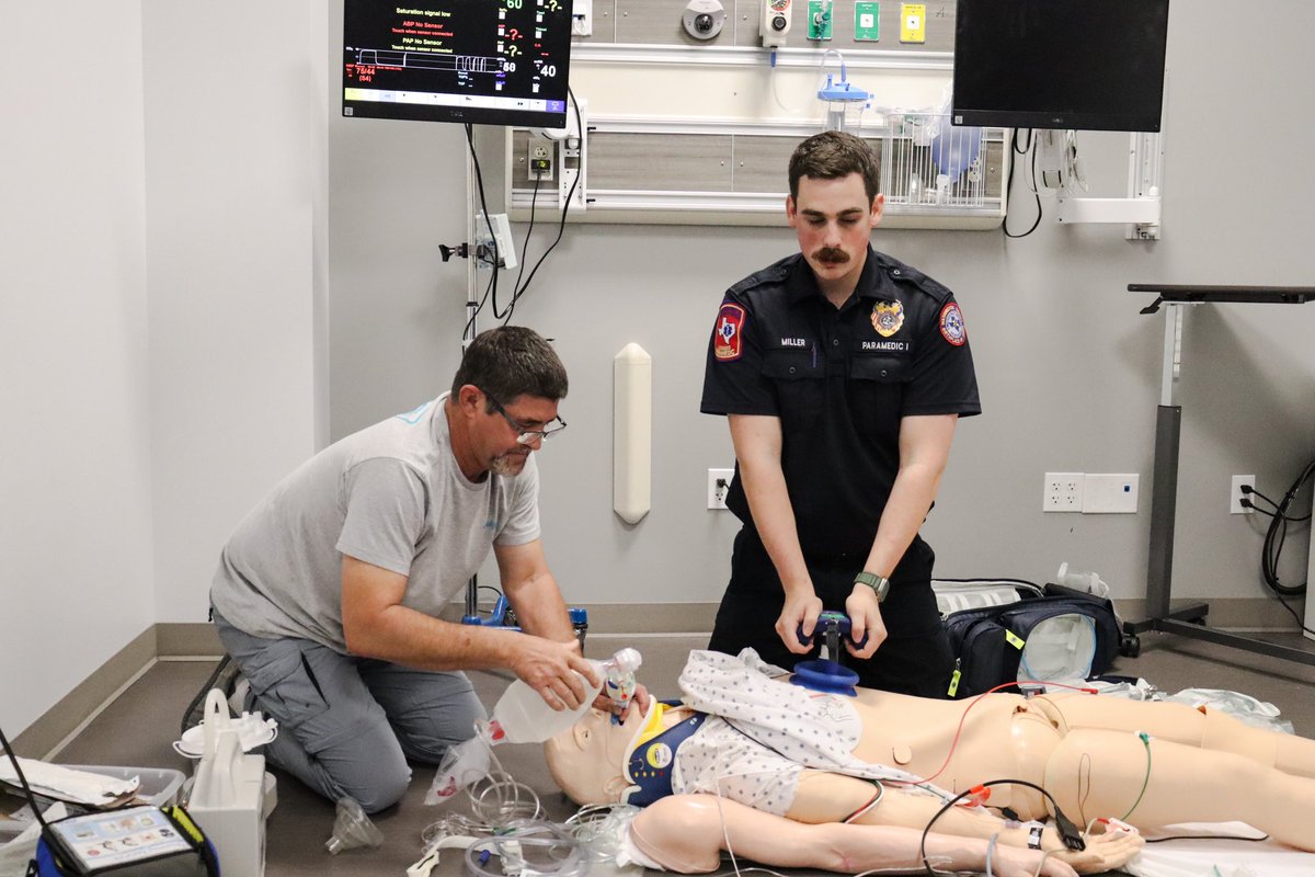 washington_ems's tweet photo. C-shift simulation lab training at Blinn College was a success! We are so grateful to have such an amazing partnership with Blinn College! https://t.co/4pQCJvAou4