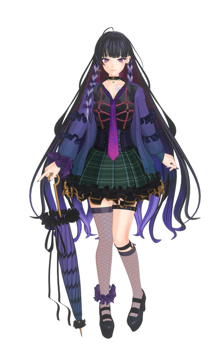VTuber XSOLEIL Meloco Kyoran 狂蘭メロコ コスプレ衣装