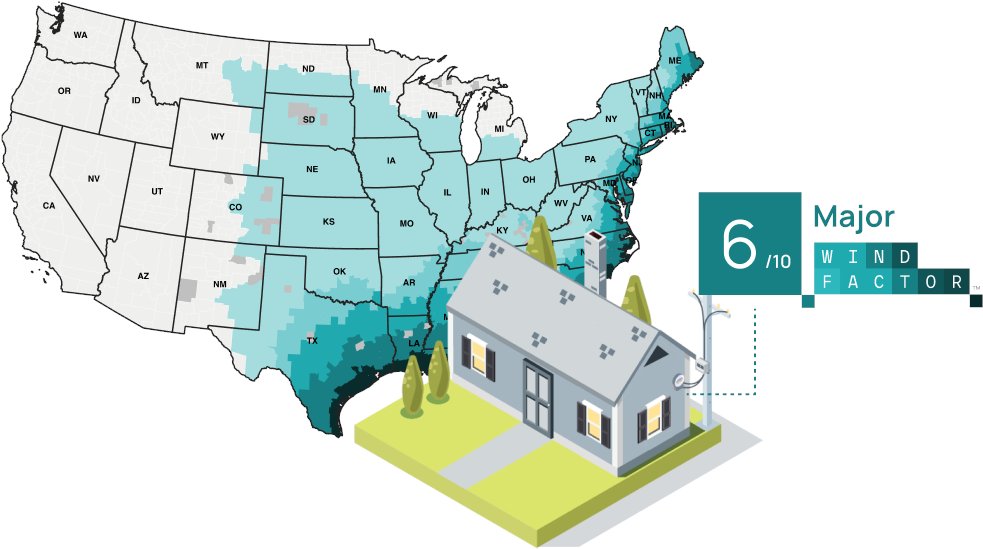 RiskFactorCom's tweet photo. Did you know that approximately 13.4 million properties will be exposed to tropical cyclones in 30 years that are not currently? Find your home’s Wind Factor™ at https://t.co/suB8GYVxGf. #WindRisk #RiskFactor #WindFactor https://t.co/zgrKrRMNGu