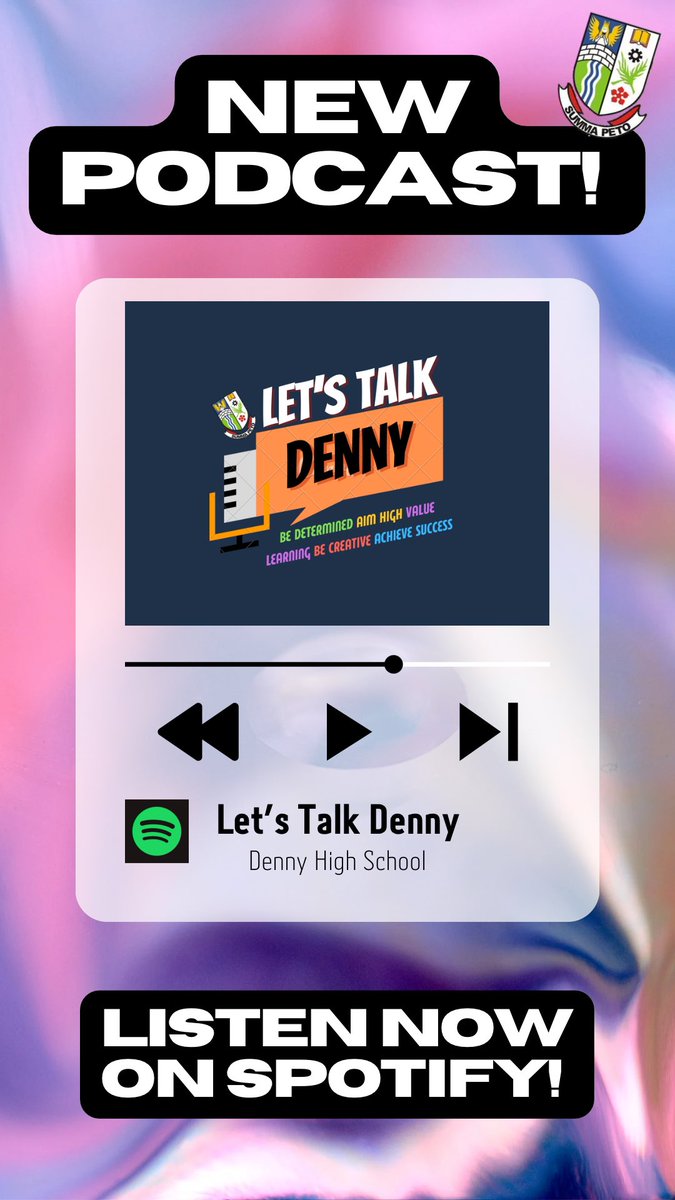 NEW PODCAST! ‼️

We have 2 episodes available of our brand new podcast LET’S TALK DENNY. 🎙️ 

Available now on Buzzsprout and Spotify! 💚 <a href="/DennyHighSchool/">Denny High School</a>