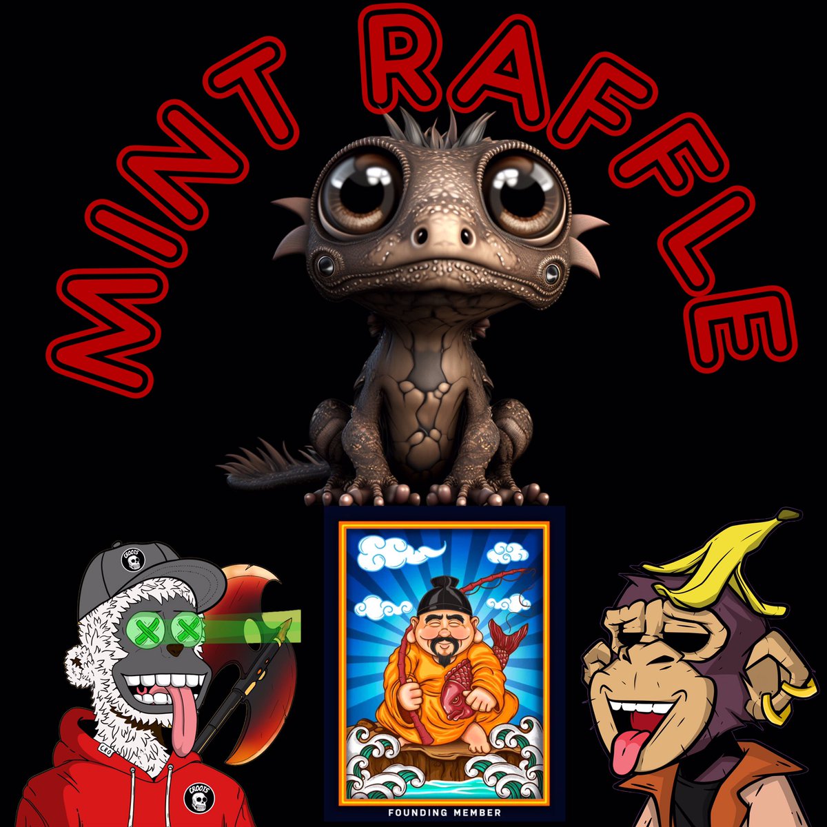 🚀 ROAD TO 200 MINTS🚀 

MINT -mini-saur.netlify.app
Random minters from 104-200 will be entered in raffle!

1 mint = 1 ticket🎟️

For more info join our Discord - discord.com/invite/Y5KkxAN…

<a href="/Cr00tsNFT/">Cr00ts-X | Skully-X 🧪🧬</a> <a href="/EbisusBay/">Ebisu's Bay | GameFi - NFT Market - DEX</a> @cro_kingdom 

#saur #cronosnft #cronos #fftb  #crofam  #cro #NFT