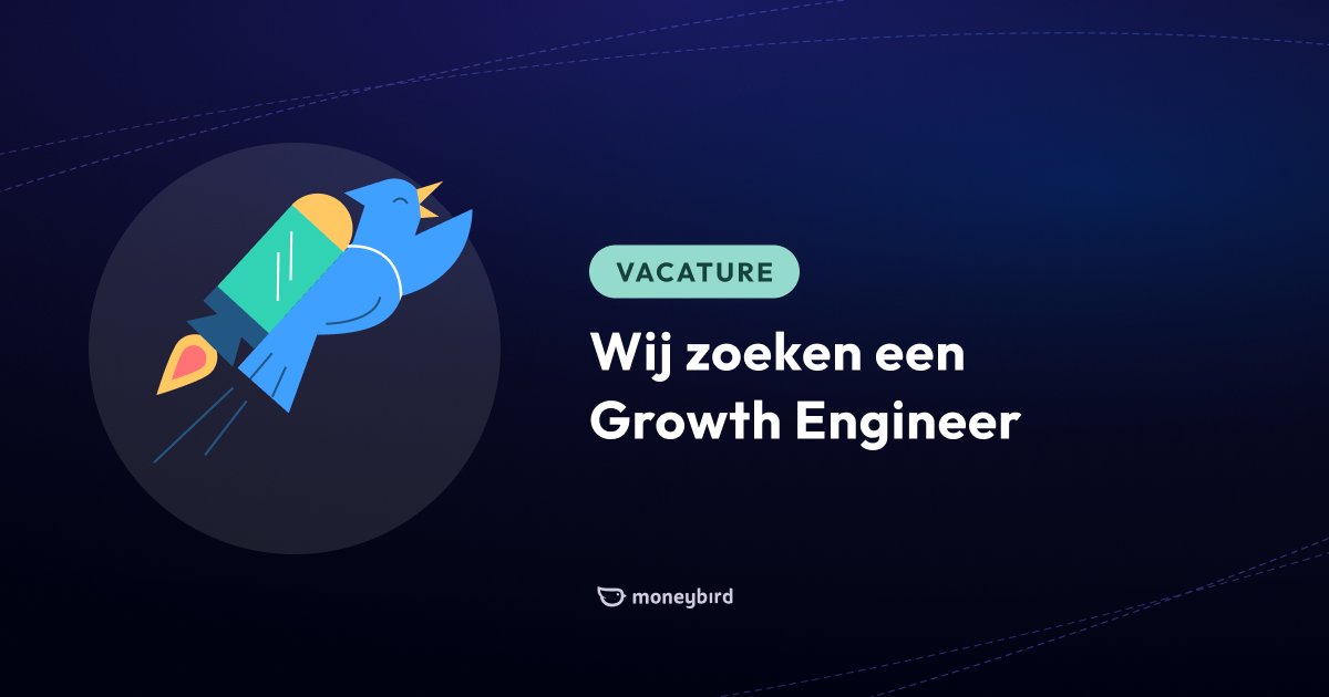 Help jij Moneybird verder groeien? 

Als Growth Engineer bij Moneybird krijg jij de kans de Moneybird website en achterliggende (meet)infrastructuur technisch te laten stralen! 

Nieuwsgierig? Bekijk de vacature: moneybird.homerun.co/growth-enginee…