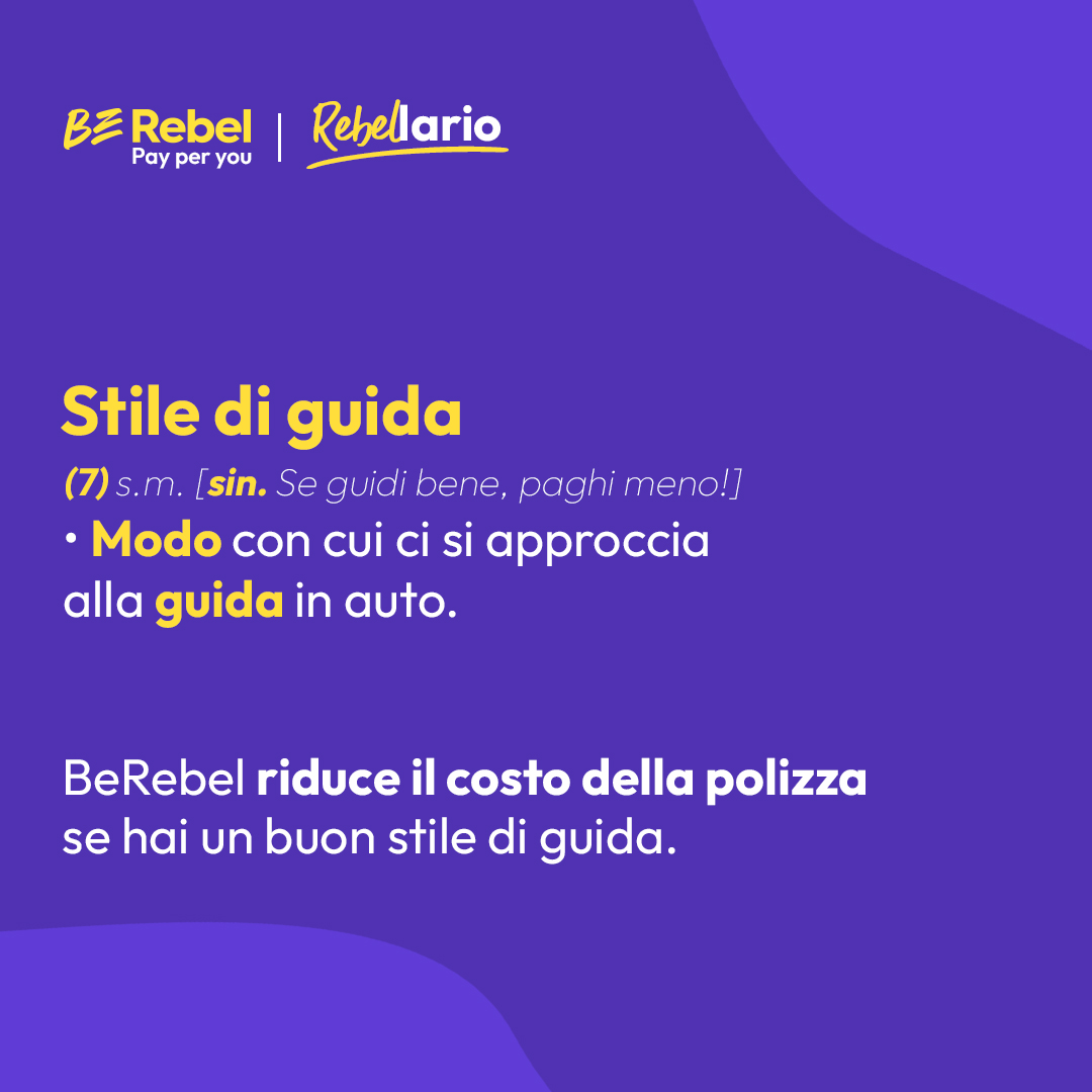 Il RebelBot ci aiuta a riconoscere il tuo stile al volante e a ridurre il costo della tua polizza. Solo se guidi bene eh. #Rebellario
