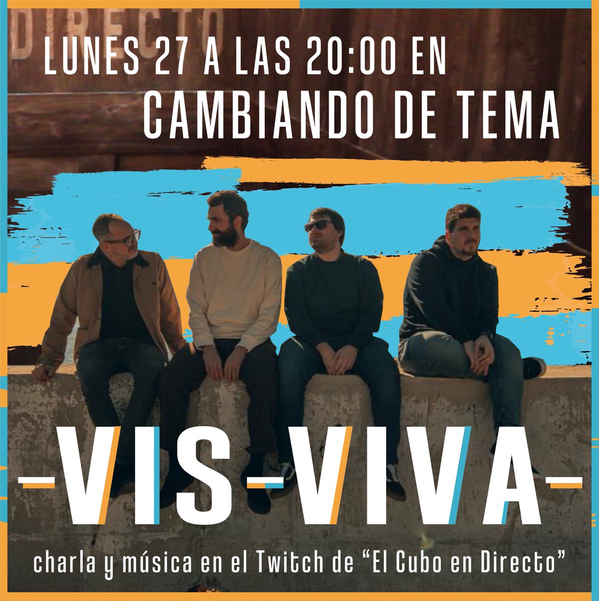 ¿Hoy a las 20:00? ¿Invitados musicales? ¿En <a href="/Elcuboendirecto/">El cubo en directo</a>? Efectivamente, hoy vienen <a href="/visviva__/">Vis Viva</a> a 'Cambiando de Tema'. Nos hablarán de sus nuevos trabajos y tocarán un par de canciones. ¿Qué más queréis? ¡Que es gratis verlo!