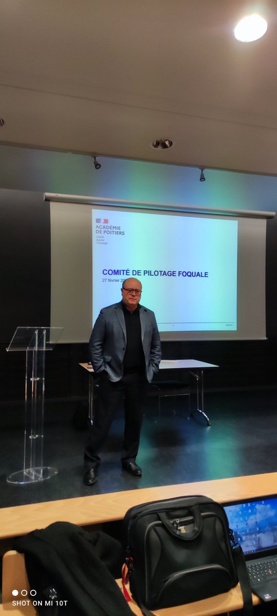 Lancement par <a href="/YannickThevenet/">Yannick Thevenet</a> de la semaine de la persévérance scolaire en <a href="/acpoitiers/">Académie de Poitiers</a>
Premier comité de pilotage FOQUALE ce matin au lycée Kyoto