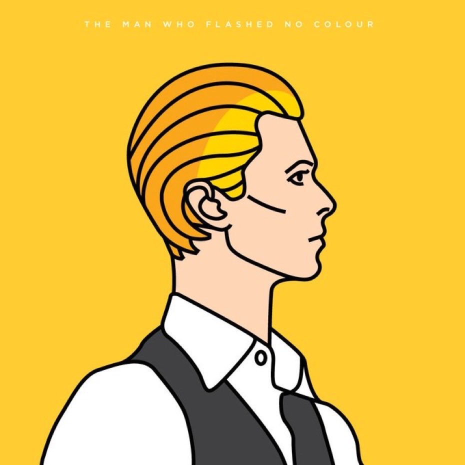 Weird_n_Gilly's tweet image. David Bowie is… the man who flashed no colour ⚡️✨
#DBIs #DailyCartoonBowie
