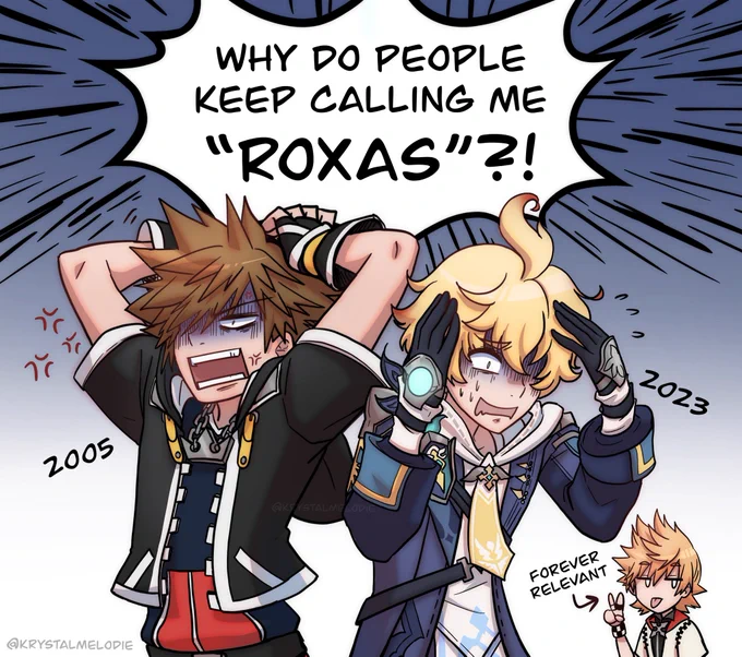 What year is it 
#genshinimpact #kingdomhearts #mika #sora #roxas 