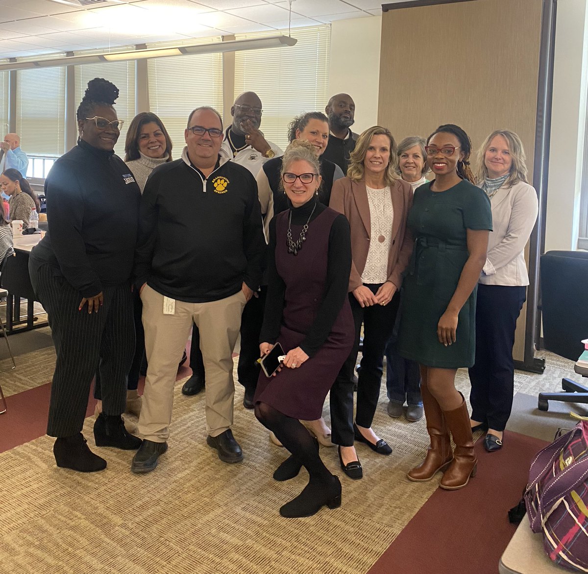 LetsGoDrWoods's tweet photo. @RedClaySchools school leaders gathered for a pic after #DTGSS training w/ our former supervisor and friend, @AmyMGrundy
Ready to put our knowledge into action! #theamazingplace @mckeanprincipal @bilinguedoctora @RoJacobs @BelairKirsten @curtisbedford @BedfordsBobcats @UD_DASL https://t.co/YPBtwbZ5vJ