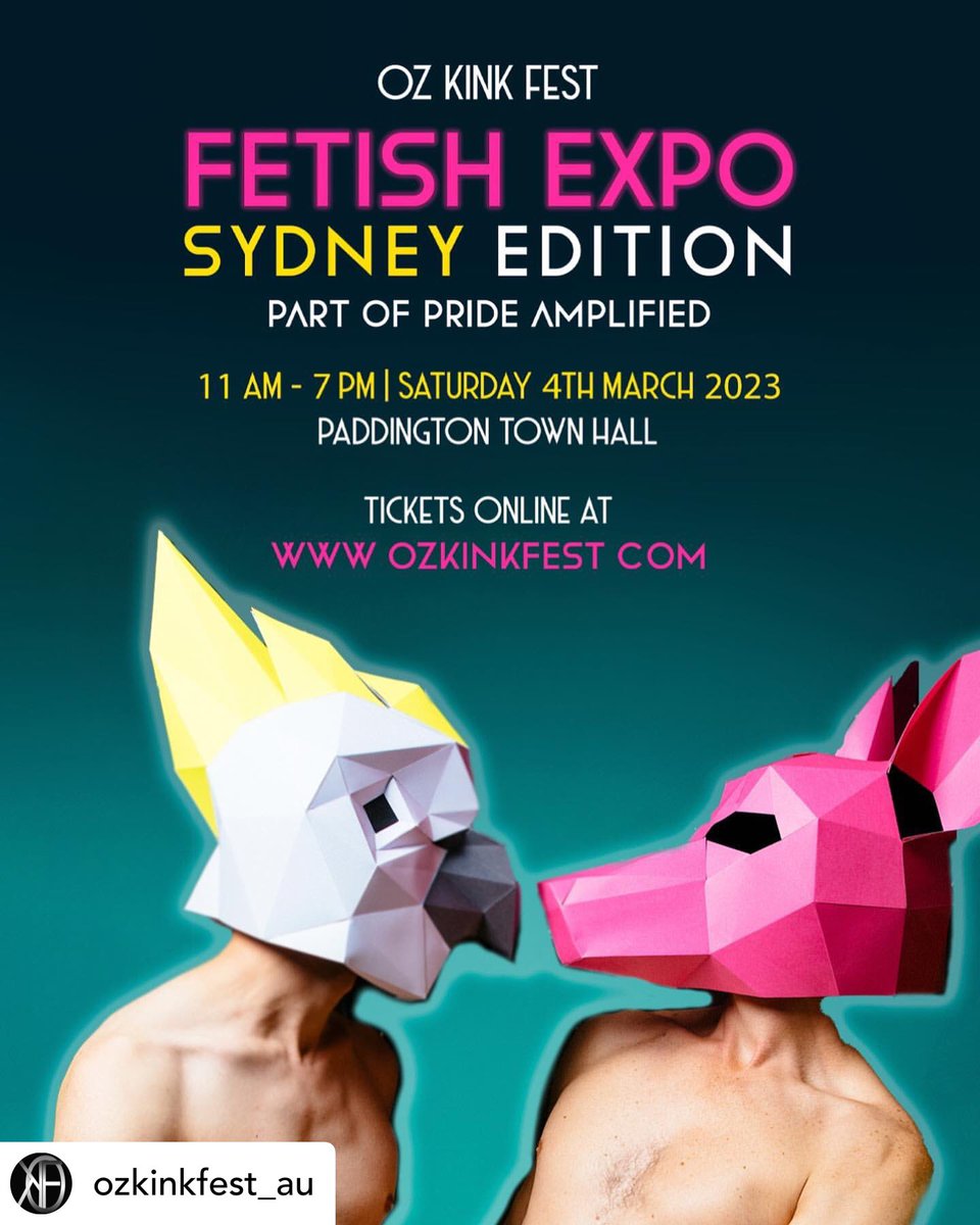 uvcreates's tweet image. Saturday March 4th, Paddington Town Hall. The fashion parade starts at 4pm featuring designs by yours truly &amp;amp; some very talented other designers as well. Brought you by @OzKinkFestAu for Pride Amplified 🌈