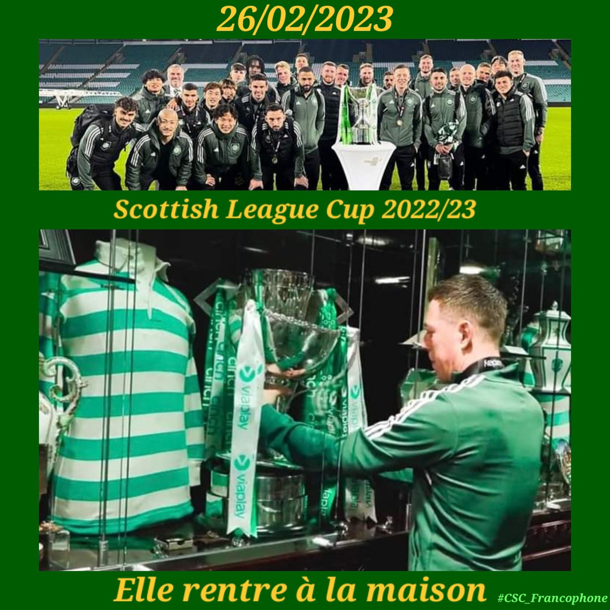 CSC_Francophone's tweet photo. #CelticFC #OneClubSince1888 #OpenToAllSince1888 #HailHail #YNWA #COYBIG #BHOYS #HOOPS #CelticFamily #CSC_Francophone #CelticTeam #NoToRasicm #ScottishLeagueCup #RANCEL
🍀🇮🇪🍀🏴🍀 https://t.co/Za5z43C1YG