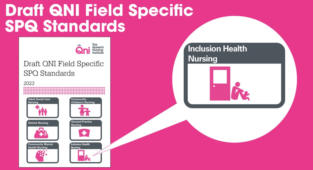 Calling all #InclusionHealth #Nurses : Our draft #Standards for six specialisms in #community #nursing are open for public #consultation until 7th March.  Please have your say! @SchnellerKendra 
qni.org.uk/news-and-event… Please RT