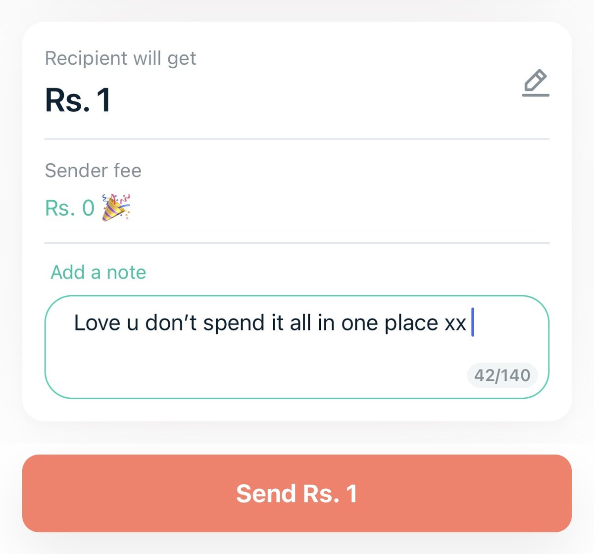 sadapaypk's tweet photo. You can use notes to let your friends on SadaPay know what you’re sending them money for 🍕 Or you can use notes to send them a cute message whenever you’re transferring money 😃 https://t.co/4v9mbGZXah