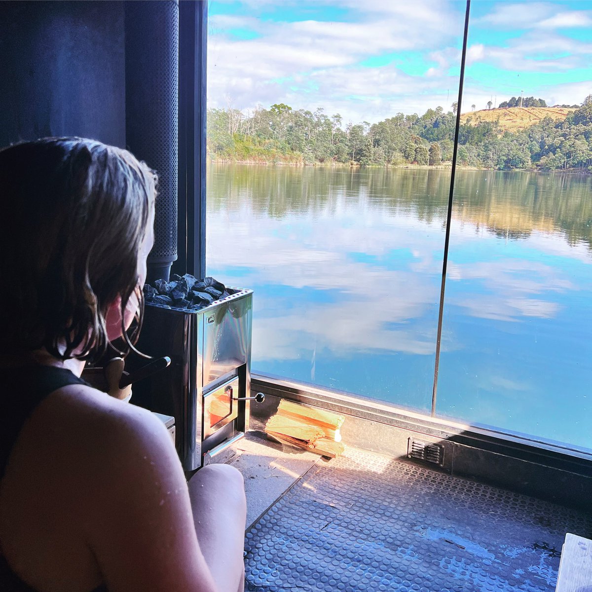 LifeByEight's tweet photo. Headed to the Floating Sauna in Derby Tasmania to review it ❤️ hidden gem and a must see experience for all 🙌🙏❤️ #tasmania #wellness https://t.co/d0FNpy4zVy