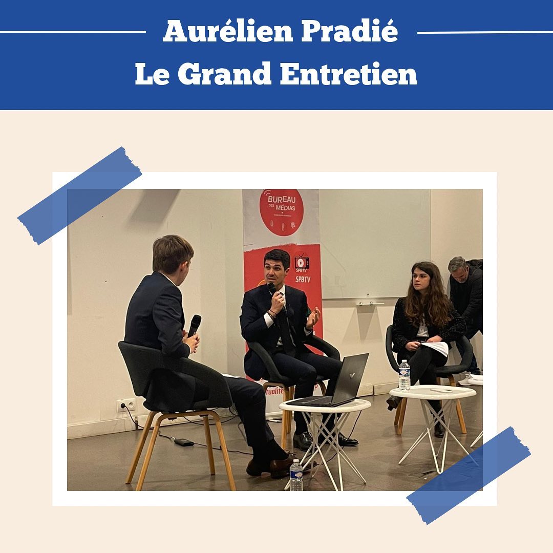 BDMscpobx's tweet photo. Retour sur la conférence avec Aurélien Pradié 🎙️

Ce vendredi 24 février, le BDM a eu le plaisir de recevoir Aurelien Pradié, pour sa première prise de parole depuis son éviction de la vice-présidence des Républicains.

1/3 https://t.co/NJERURAZms