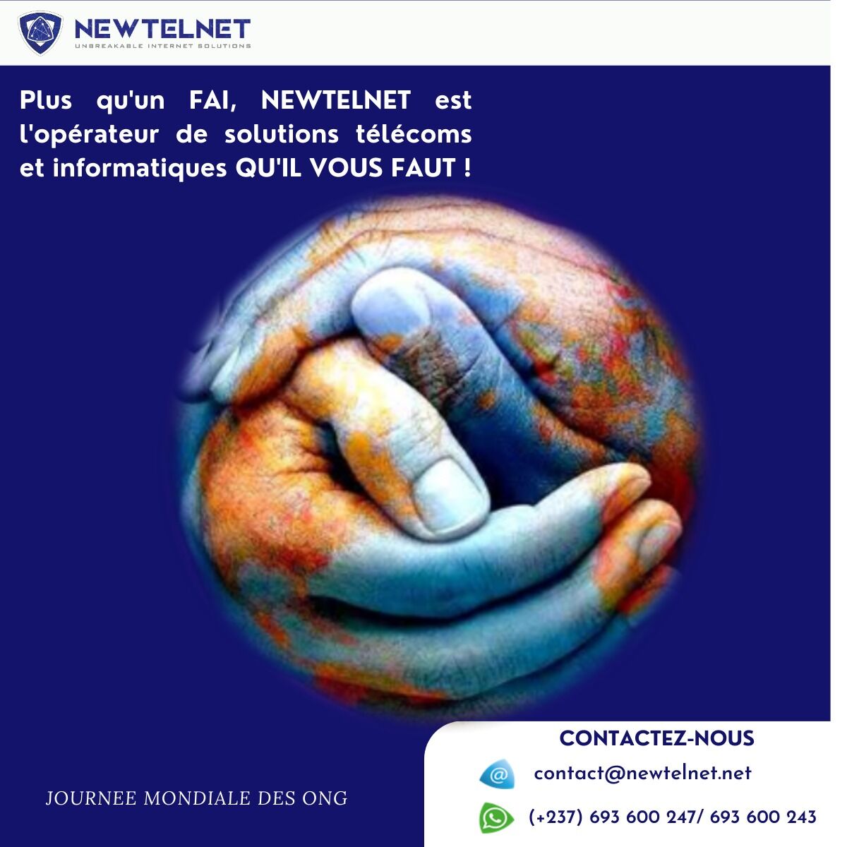 newtelnet's tweet photo. #ONG, ne vous souciez plus des problèmes de connectivité, d’interconnexion ou de sécurité ! 
NEWTELNET, est l'opérateur à valeur ajoutée de solutions #télécoms et #informatiques qui comprend vos besoins et conçoit des solutions spécifiques en fonction de votre organisation. https://t.co/pl8VyUEg5U