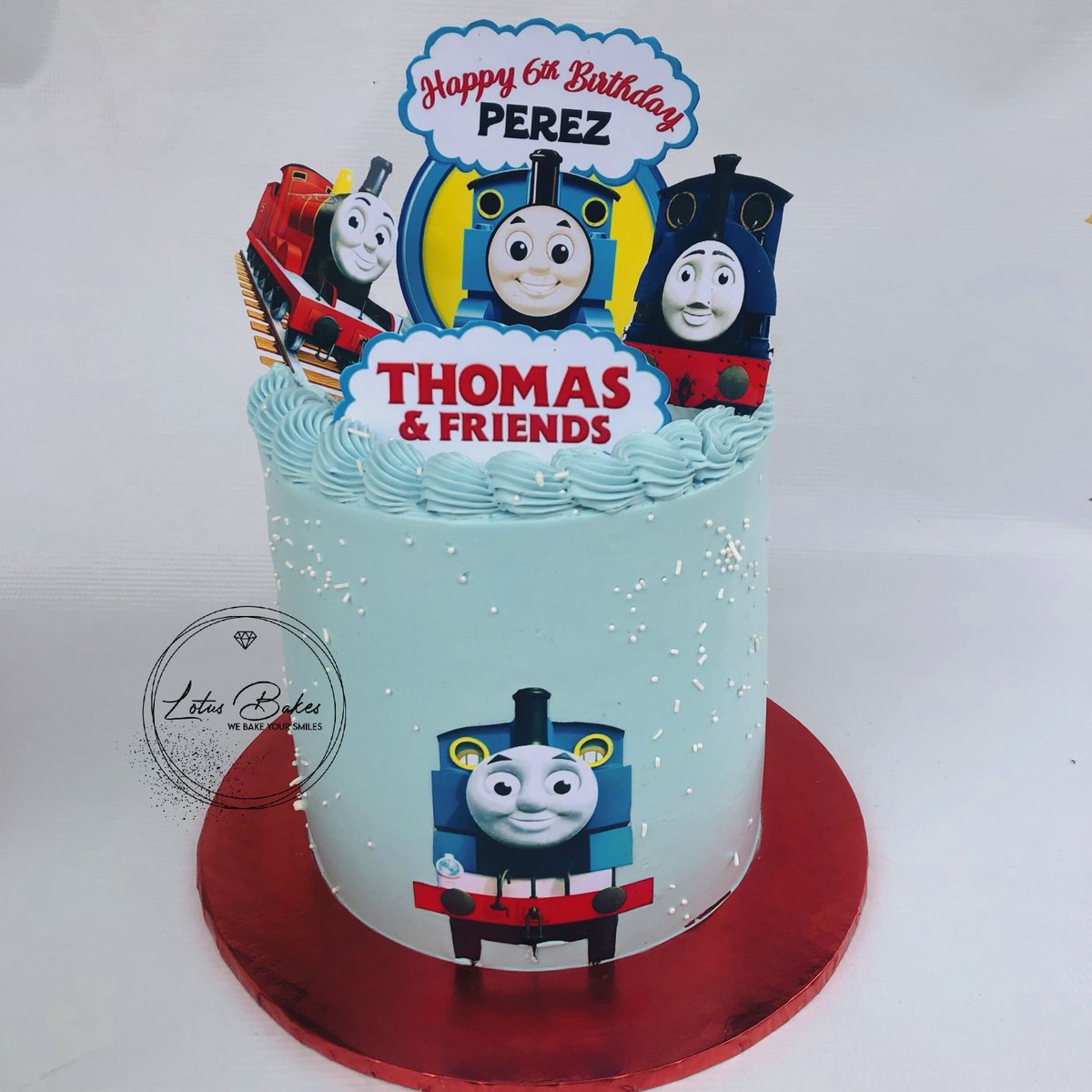LotusBakes_ZM's tweet photo. Thomas the train cake for Perez🚂🚂🚂

Call/text 0964350958 for orders https://t.co/dv72fN2Ik6