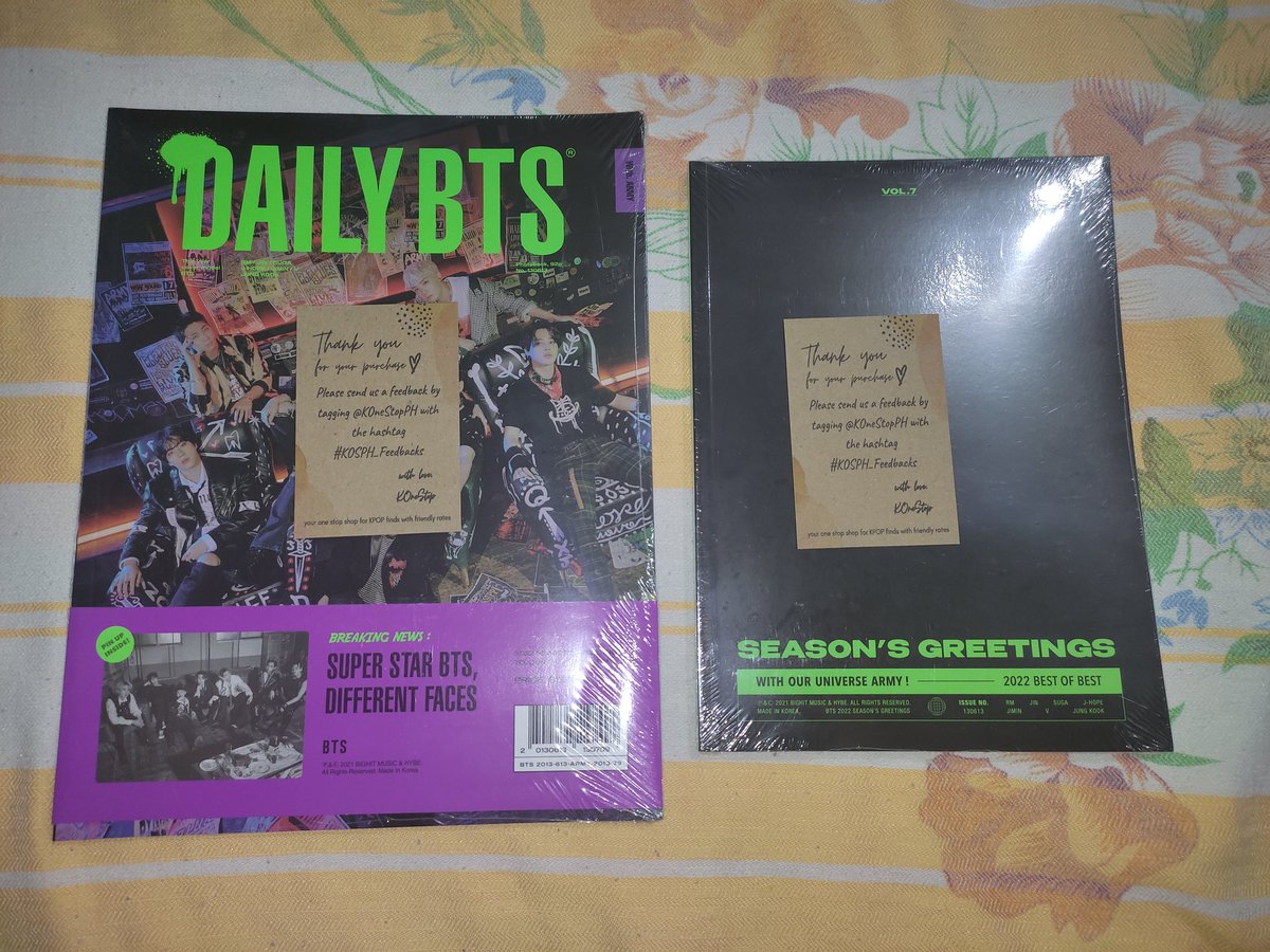 KOneStopPH's tweet photo. wts lfb bts ph tingi 2022 season's greetings sg
📎photobook, digital code - ₱300
📎diary, sticker - ₱200
🖇️+lsf
🖇️sealed
🖇️onhand, ready to ship
🖇️installment, negotiable
🖇️mop: gcash
🖇️mod: j&amp;t
jk v rm suga jimin jhope jin poca pc https://t.co/PHuTJYn7kv