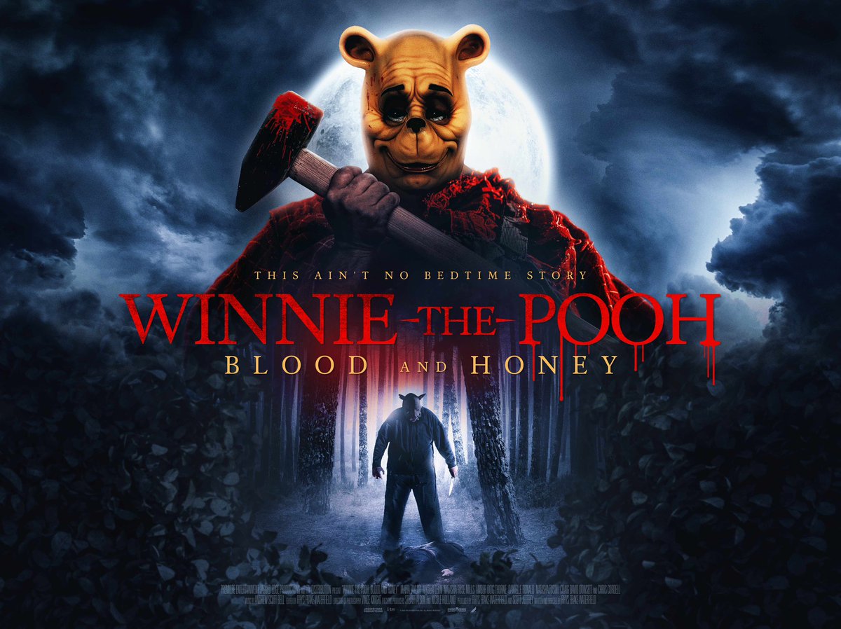 Huge Announcement! Next up at Spinning Path Presents is the highly anticipated Winnie the Pooh: Blood and Honey 🐻🍯 for a one-off special screening at @exeter_phoenix Fri 31 Mar 8:20pm. Stay clear of the Hundred Acre Woods! 🎟️ £8/£5 Students & Under 25s exeterphoenix.org.uk/events/spinnin…