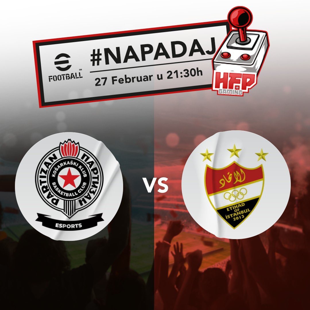 ⚽️ Tonight we continue our battle for new points ! 

📺 21:30 you can look our live stream on Twitch and Youtube!