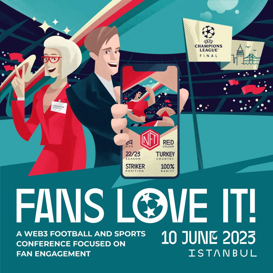 FANS LOVE IT! (@fansandtokens) on Twitter photo FANS LOVE IT! Web3 Football and Sports Conference! 
We're finally announcing the event that will bring together Web3 x Sports ecosystem stakeholders: delegates from the football and sport clubs, specialists from tech and Web3 companies, enthusiasts and digital assets adopters
👇 FANS LOVE IT! Web3 Football and Sports Conference! 
We're finally announcing the event that will bring together Web3 x Sports ecosystem stakeholders: delegates from the football and sport clubs, specialists from tech and Web3 companies, enthusiasts and digital assets adopters
👇