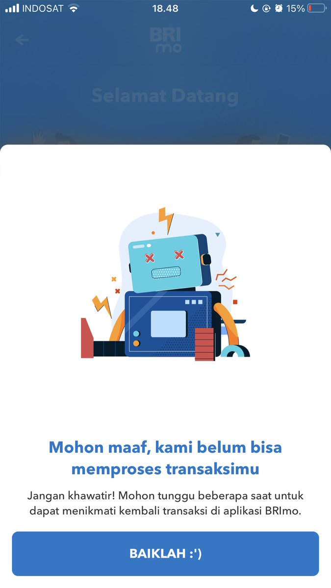heyzaaaaah's tweet photo. @kontakBRI selamat sore min. Saya tidak bisa login brimo kenapa ya? Mohon dibantu https://t.co/7yFSRaj0f7