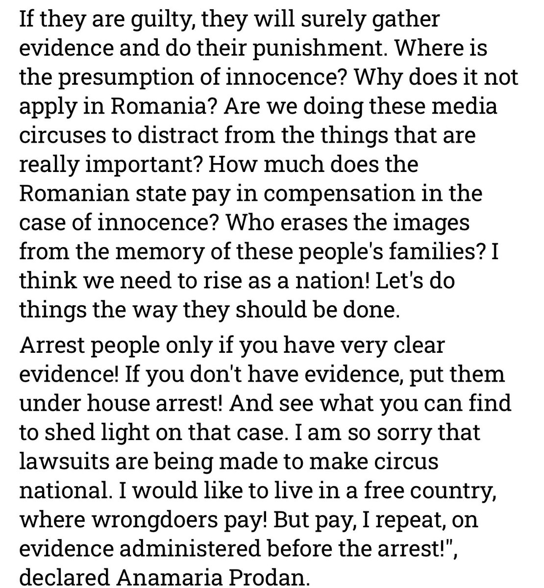 🛑 BREAKING
-
Anamaria Prodan (Famous Romanian Model) Takes a stand for The Tate Brothers‼️
-
(May be translation errors)