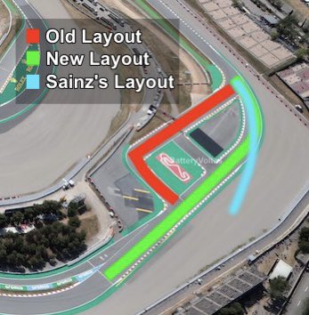 BatteryVoltas's tweet photo. A few changes ahead of the 2023 Spanish GP https://t.co/yLggNB72UK