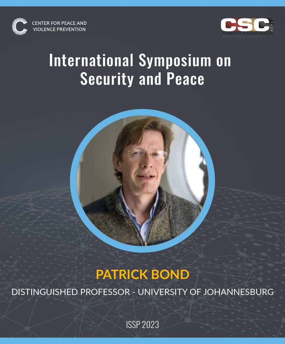 cpvp_org's tweet photo. We are honoured to have Professor Patrick Bond at ISSP 2023. He is a Distinguished Professor of Sociology at the University of Johannesburg. He will speak of: “Multilateralism in crisis, the 'BRICS+' challenge and internationalism from below.” 
Join us on March 2nd.

#issp2023 https://t.co/y81zfpndYt