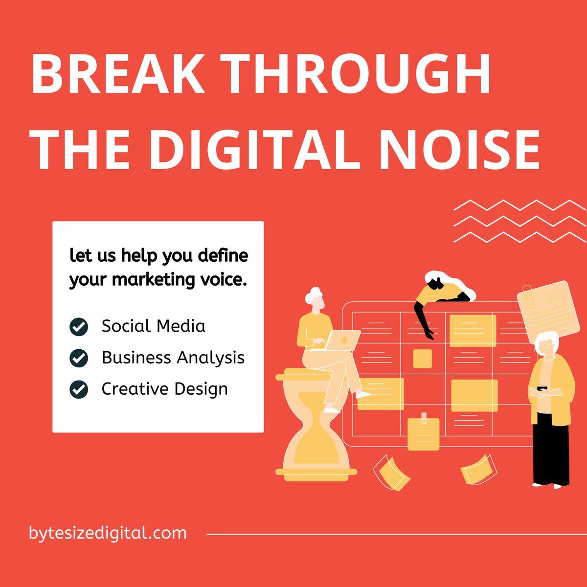 bytesizesocial's tweet photo. Did you know that Byte Size Digital has a full suite of marketing packages available to help you run, grow, and scale you business? From a personalized Blog Concierge to an Analytics Coach Byte Size has your covered!
https://t.co/WZGVGC1VcV (484) 238-0659 https://t.co/EhqSZWjABT