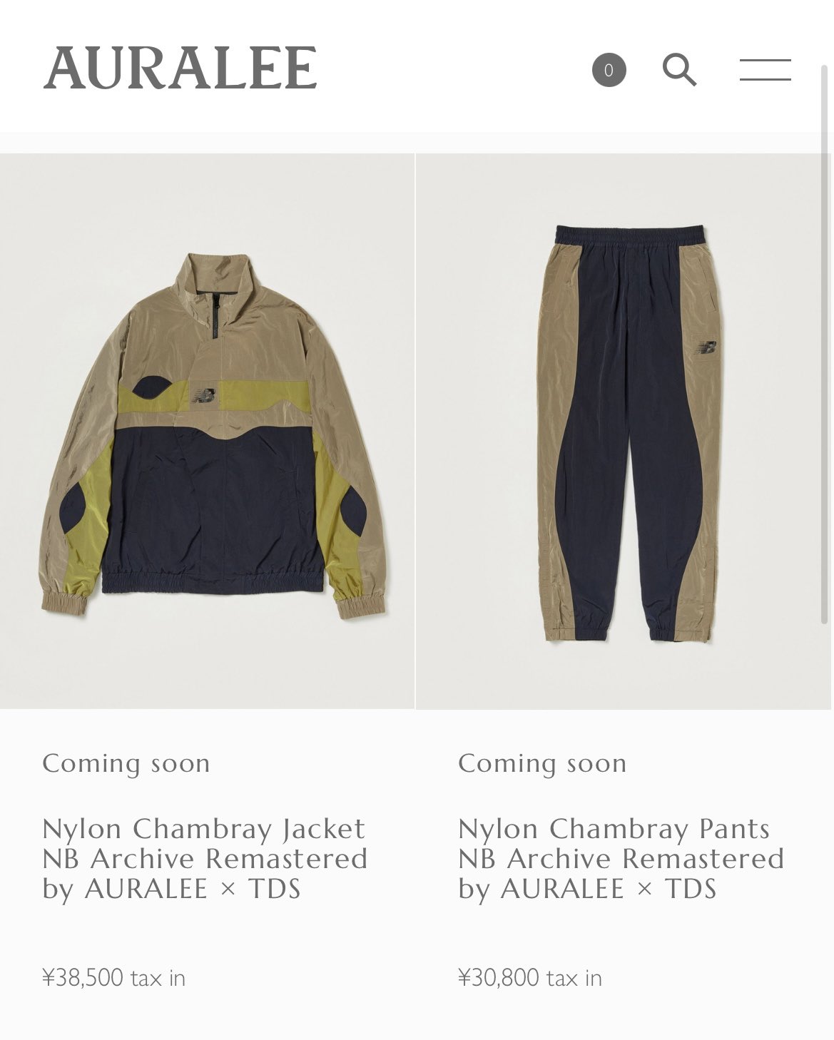 限定販売】 Nylon Chambray pants AURALEE × TDS その他 - abacus-rh.com