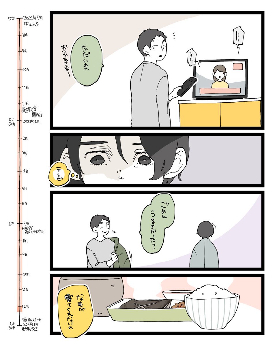 #娘の断乳記録 ⑧(2/3) 