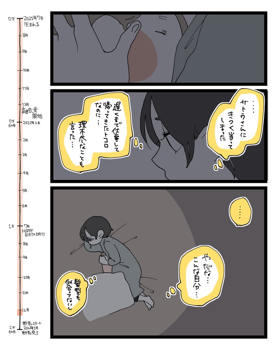 #娘の断乳記録 ⑧(3/3) 