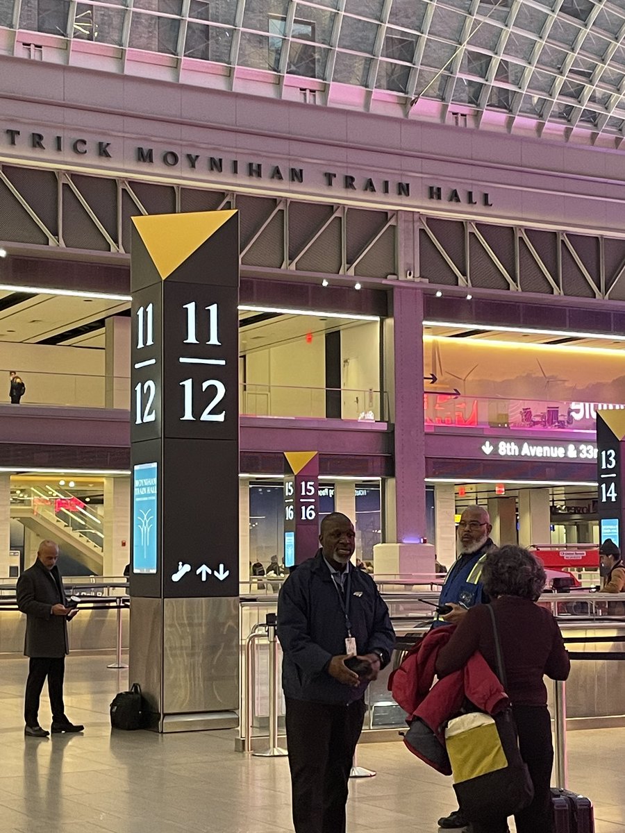 AABlumkin's tweet photo. Hey @Amtrak    Sort of sucked that my 602 am train was 45 late.  BUT this guy is a star!  Positive. Helpful.  Kept a bunch of tired stressed NYers informed.  Didn’t get his name but he was awesome!  Thanks. https://t.co/MN9GpyB1Xd