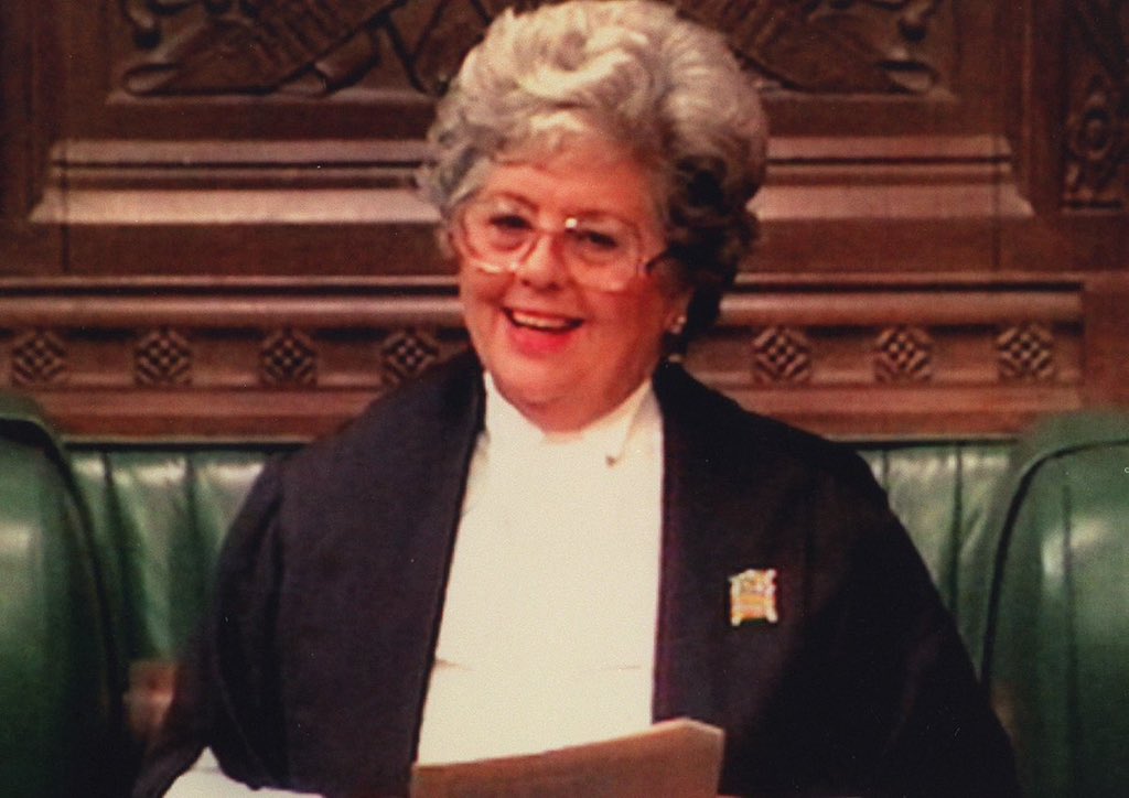 NEW: Sad news- the former (and first woman) Speaker of the Commons, Baroness Betty Boothroyd has died at the age of 93. Formerly the Labour MP for West Bromwich West. Working class girl who rose to the top. Admired and respected across the chamber. What a life.