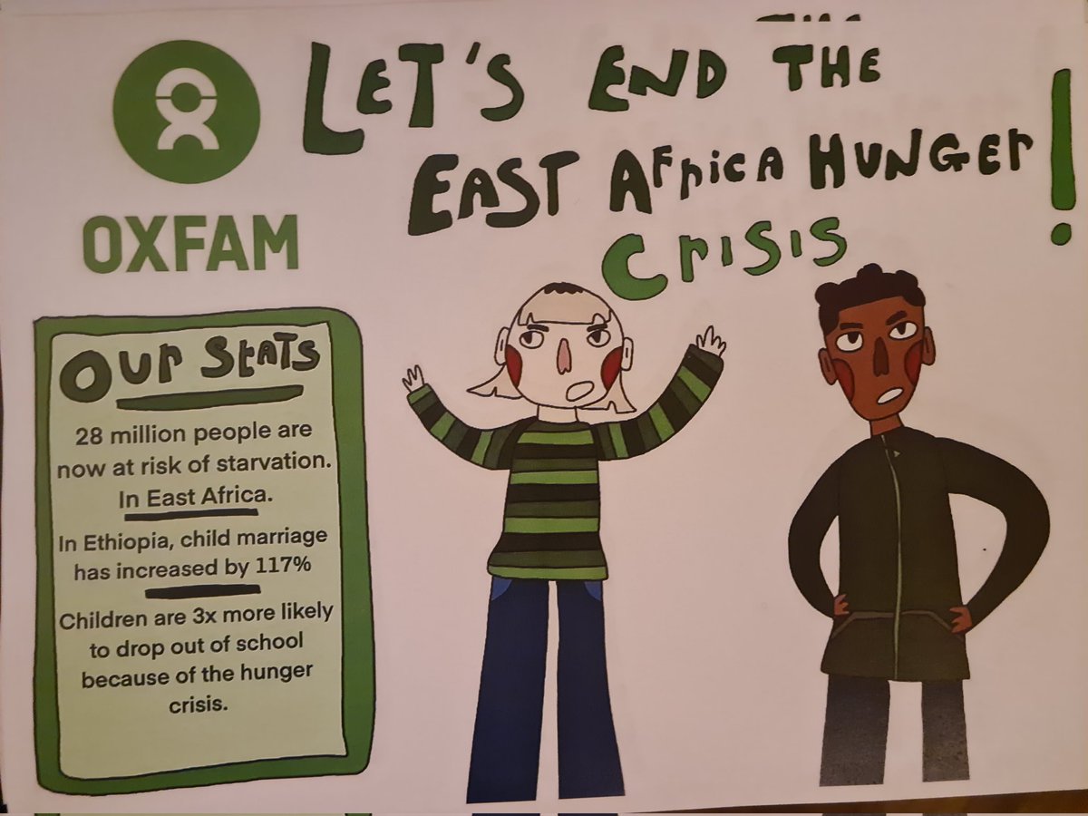 McLavertyJS's tweet photo. Mia, a student at @HaringeyLP &amp; @sendmyfriend campaign, has designed this amazing flyer to hand to MPs at this afternoon's #HungryForAction lobby of Parliament @oxfamcampaigns @oxfamgb https://t.co/K3rSD0yM5X