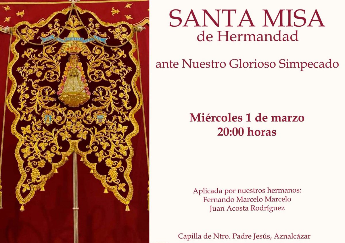 Hdad. del Rocío de Aznalcázar tweet media