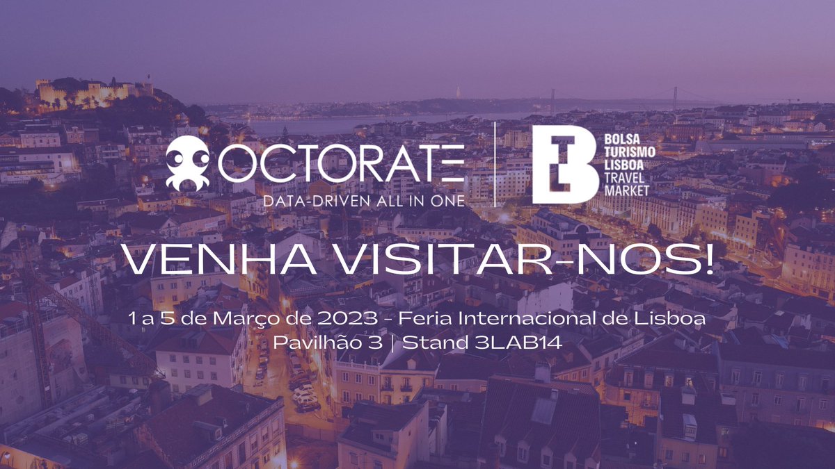 🚀Are you ready for <a href="/BolsaTurismoLx/">BTL</a> ?

We are happy to confirm our presence at the Feira Internacional de Lisboa, Pavilhao 3, Stand 3LAB14, from the 1th to the 5th of March.

We are looking forward to meet you! 🙌

#bolsadeturismodelisboa #BTL