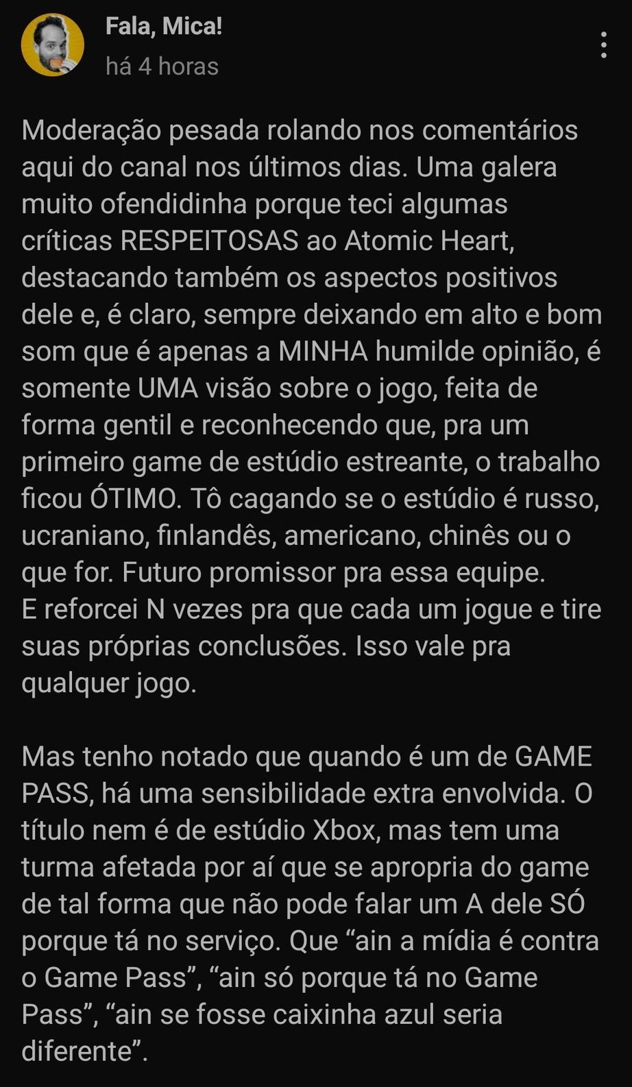 Dev de Atomic Heart se desculpa por conteúdo racista e diz que irá  retirá-lo do