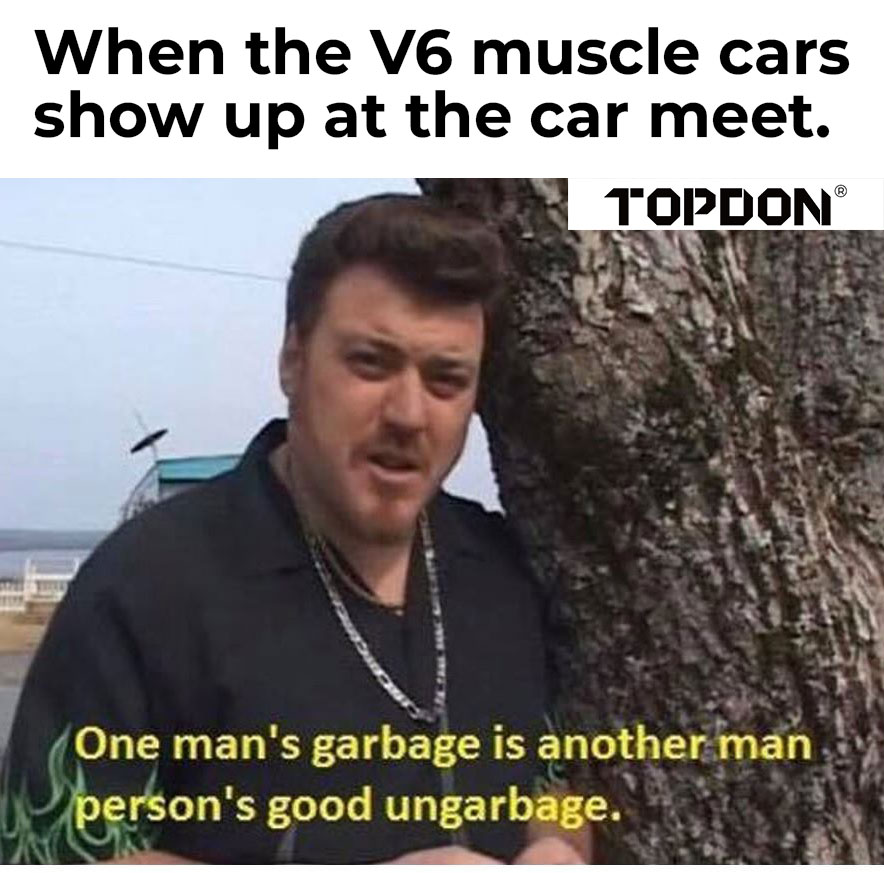 Please don't rev it....please don't rev it. 

#TOPDON #memes #v6