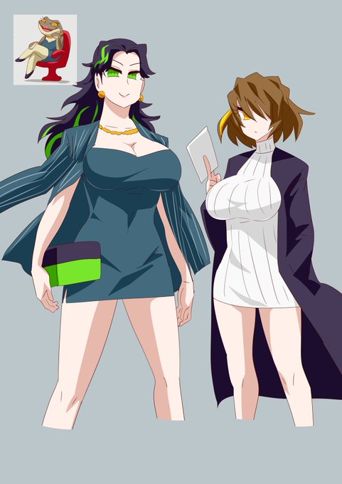 サポーターのケケリアさん(人間態)とキューちゃん。 #キュアライダー #ライダー少女 