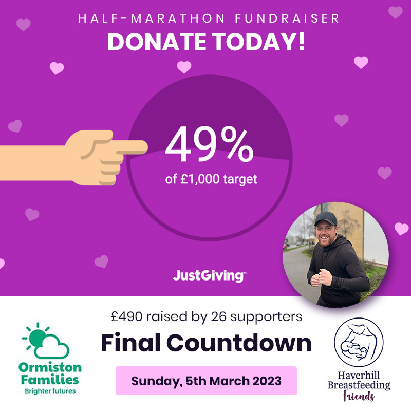 SrcCodeStudio's tweet image. It's the final countdown! 🎶

Do do do dooooo, do do dododo!

Spare 2 minutes and the price of a coffee to help improve the lives of local families today by clicking the link below.

pulse.ly/3wtri9cd9m

#JustGiving #Charity #Fundraiser #Agency #Suffolk  #FinalCountdown