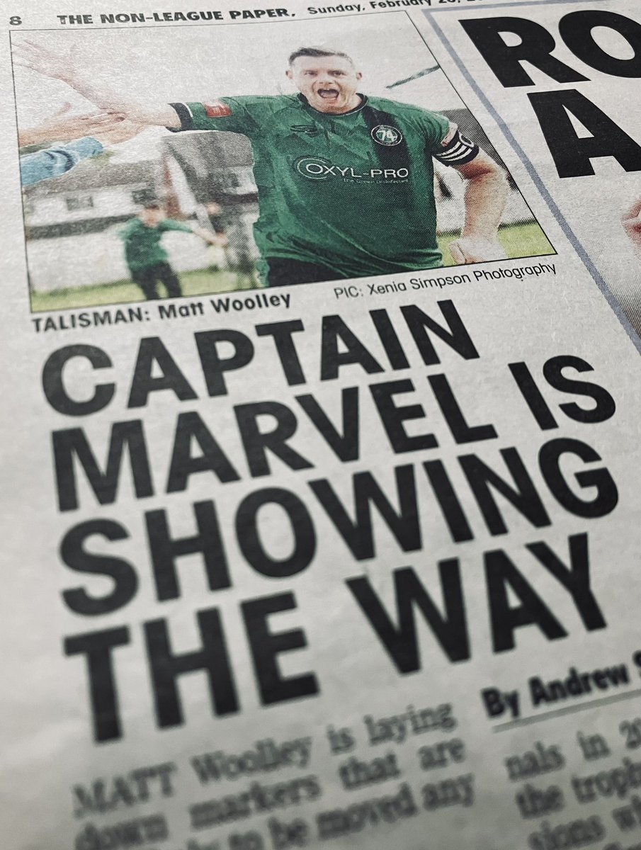 As always, it was great to catch up with <a href="/1874Northwich/">1874 Northwich</a> captain Matt Woolley for a <a href="/NonLeaguePaper/">The Non-League Paper</a> feature.

The only player to have featured in every one of the club’s 10 seasons to date.

Thanks as well to <a href="/wayneg4/">Wayne Goodison</a> for his input 🙏🏻