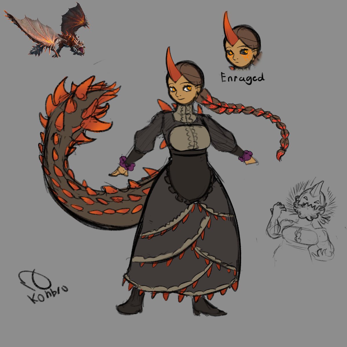 BrookIT2's tweet photo. Flaming Espinas gijinka colour sketch.

Thoughts/ https://t.co/SDoIe4bpIr