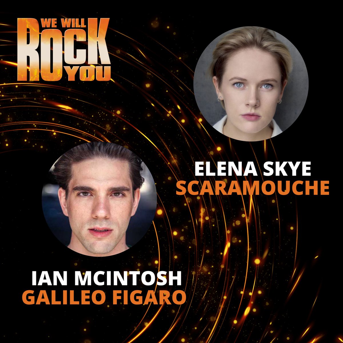 This certainly is a kind of MAGIC! @ianmcintoshuk (The Commitments) and @EllieJadeS (Kinky Boots, Les Miserables) RETURN to #WWRYMusical to play the iconic roles of Galileo Figaro and Scaramouche! Join them at London Coliseum for an unmissable summer season!