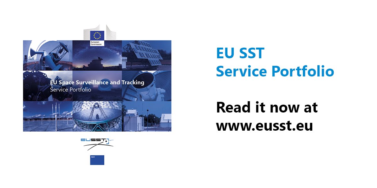 🛰Read now the EU Space Surveillance and Tracking Service Portfolio and learn more about how #EUSST contributes to protecting #space infrastructure critical for our daily lives: portal.eusst.eu/portalng/publi…