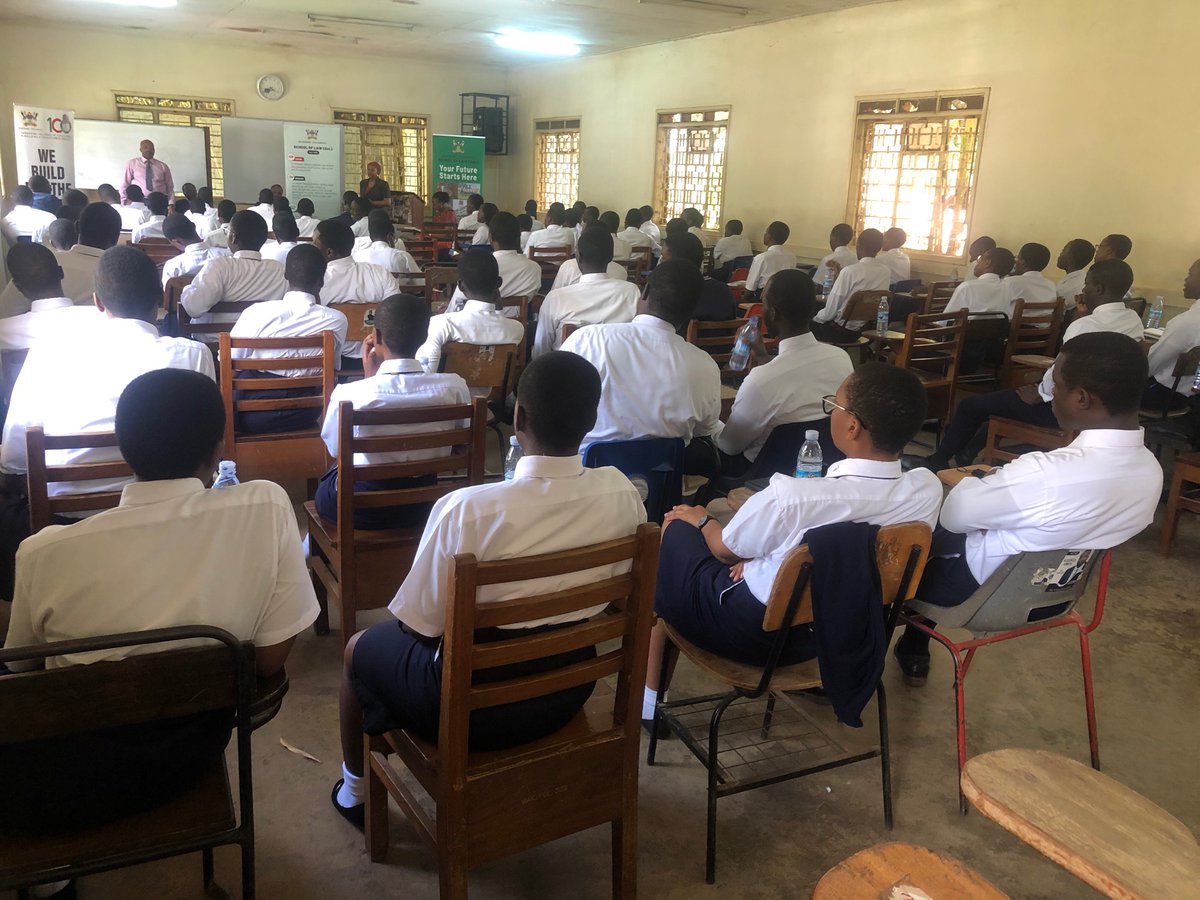 Makerere Law School (@makererelaw) on Twitter photo #HappeningNow <a href="/Makerere/">Makerere University</a>, <a href="/MakerereLaw/">Makerere Law School</a> is hosting Ndejje SSS Students for a Career Guidance Session by Staff at the school. #HappeningNow <a href="/Makerere/">Makerere University</a>, <a href="/MakerereLaw/">Makerere Law School</a> is hosting Ndejje SSS Students for a Career Guidance Session by Staff at the school.